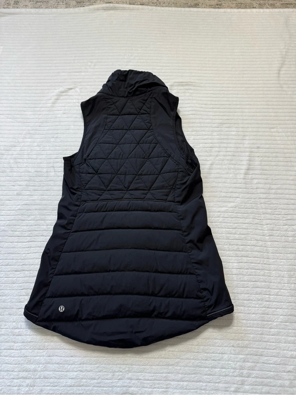 lululemon athletica Black Quilted-Back Sleeveless Vest